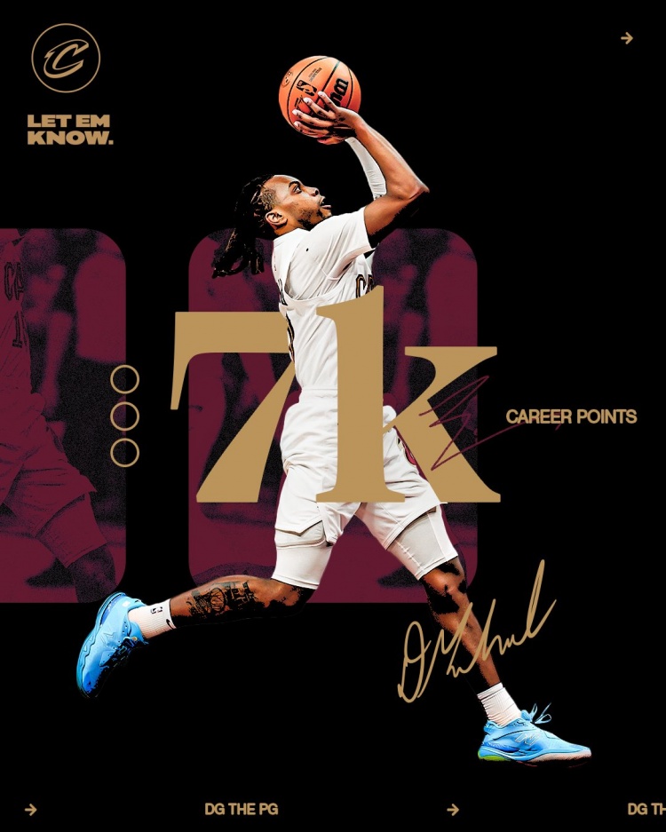 未來可期！加蘭騎士生涯得分達到7000分 隊史第11位！